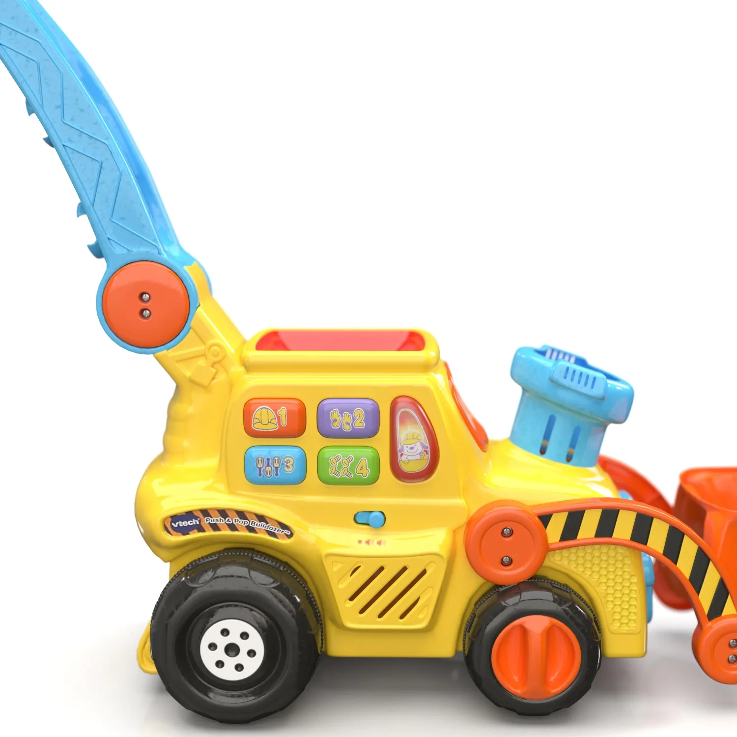 Vtech Push And Pop Bulldozer PBR 3D Model_05